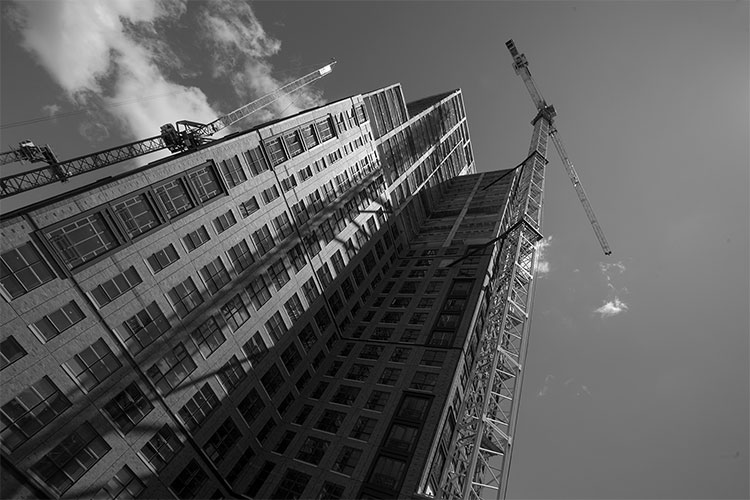 Highrise under construction, South of Market district, San Francisco. R. Blum and Associates Commercial Real Estate Appraisal. Photo 2014. Highrise under construction, South of Market district, San Francisco. R. Blum and Associates Commercial Real Estate Appraisal. Photo 2014.